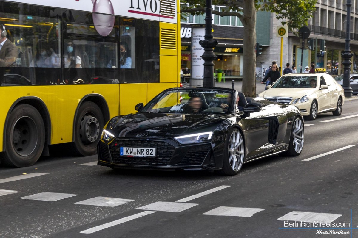 Audi R8 V10 Spyder Performance (2019) spotted in Berlin — BerlinRichStreets
